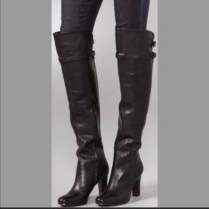 Sam Edelman Sutton over the knee black boots 8.5